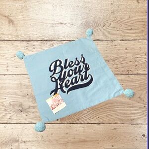 NWTWanda June Home by Miranda Lambert PomPom (1) Pillow Cover “Bless Your Heart”